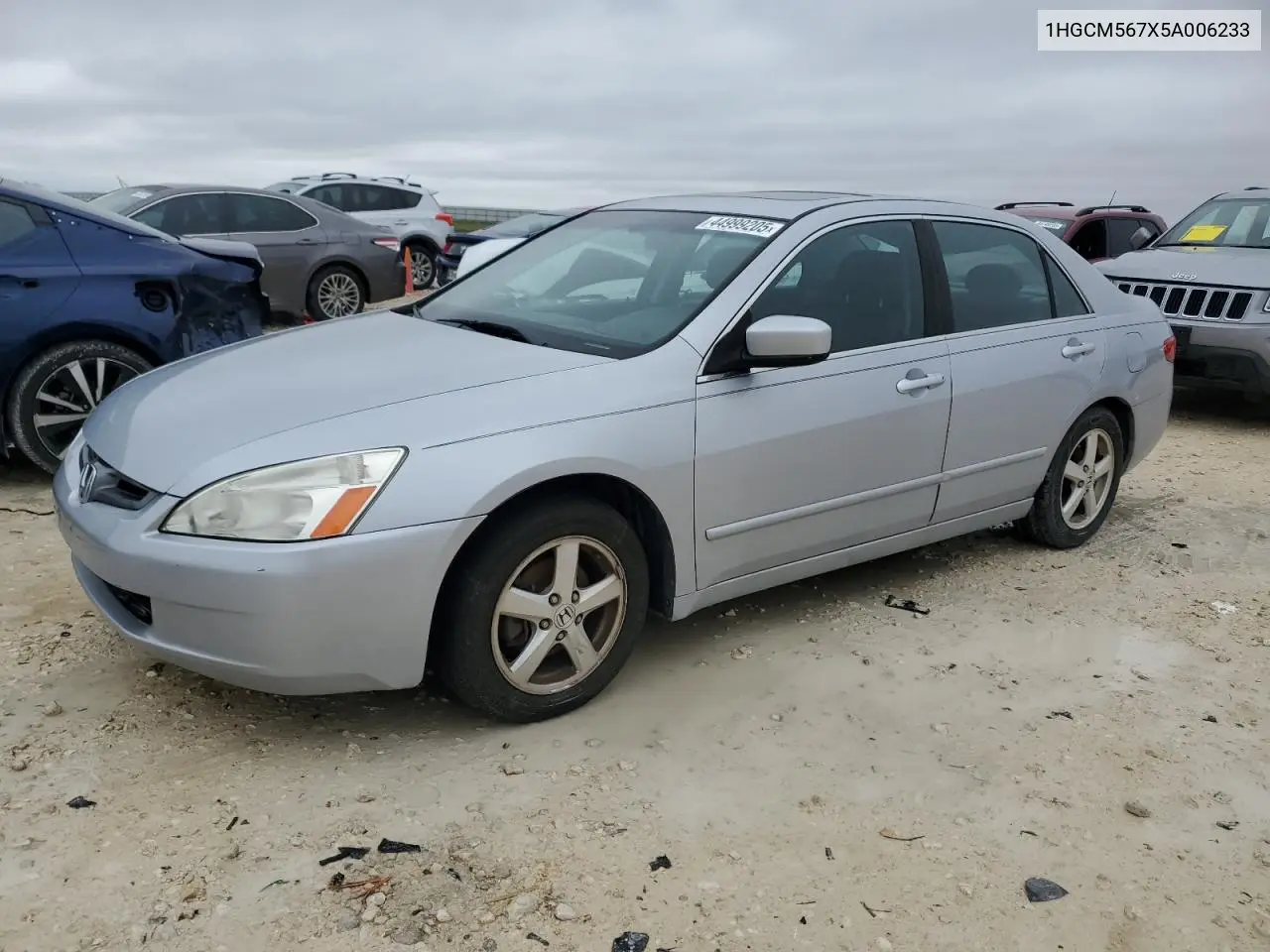 2005 Honda Accord Ex VIN: 1HGCM567X5A006233 Lot: 44999205
