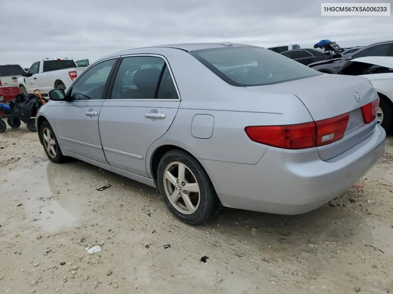2005 Honda Accord Ex VIN: 1HGCM567X5A006233 Lot: 44999205