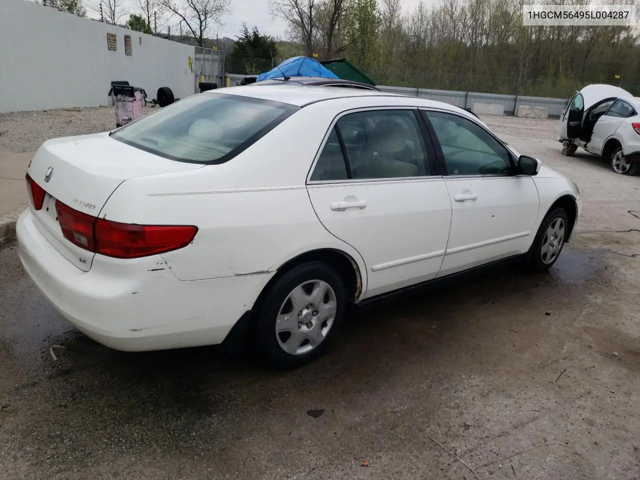 2005 Honda Accord Lx VIN: 1HGCM56495L004287 Lot: 53118465