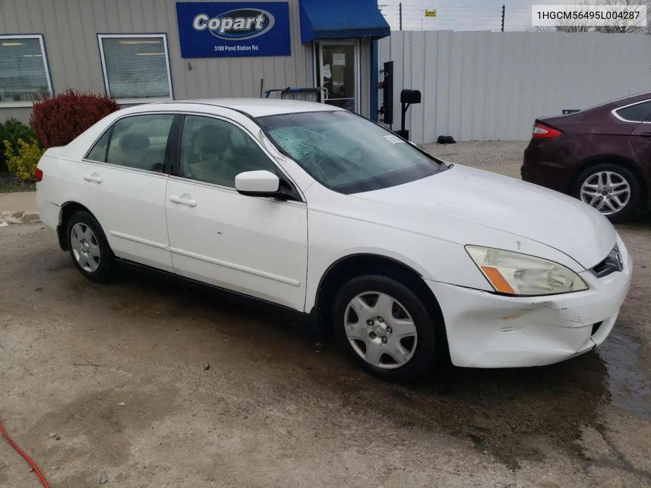 2005 Honda Accord Lx VIN: 1HGCM56495L004287 Lot: 53118465