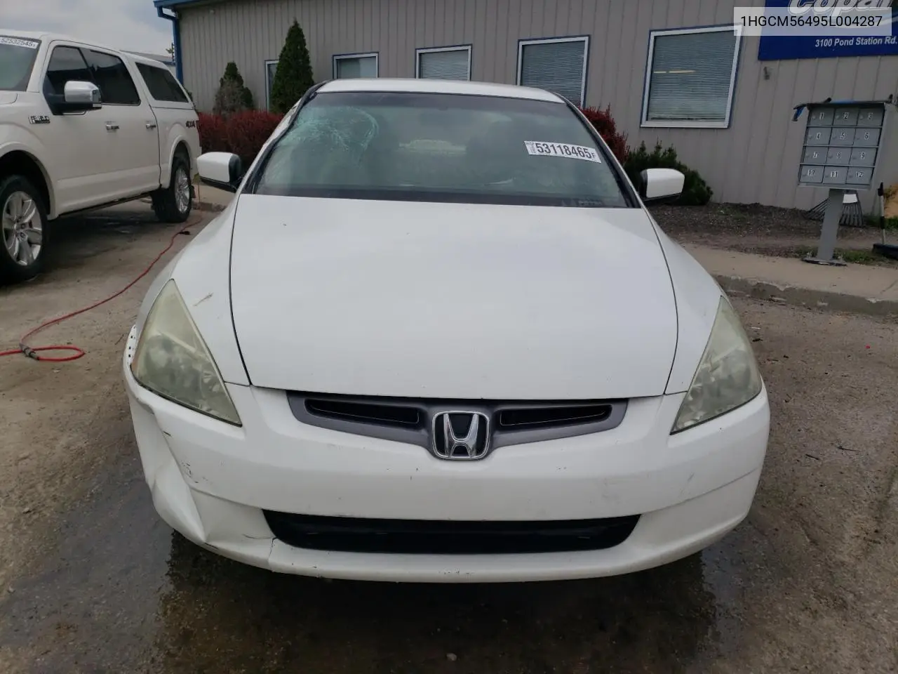 2005 Honda Accord Lx VIN: 1HGCM56495L004287 Lot: 53118465