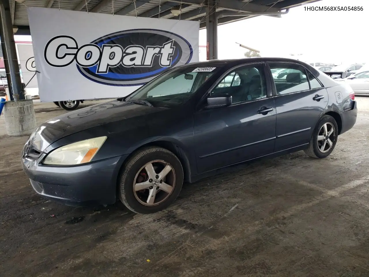 2005 Honda Accord Ex VIN: 1HGCM568X5A054856 Lot: 54598685