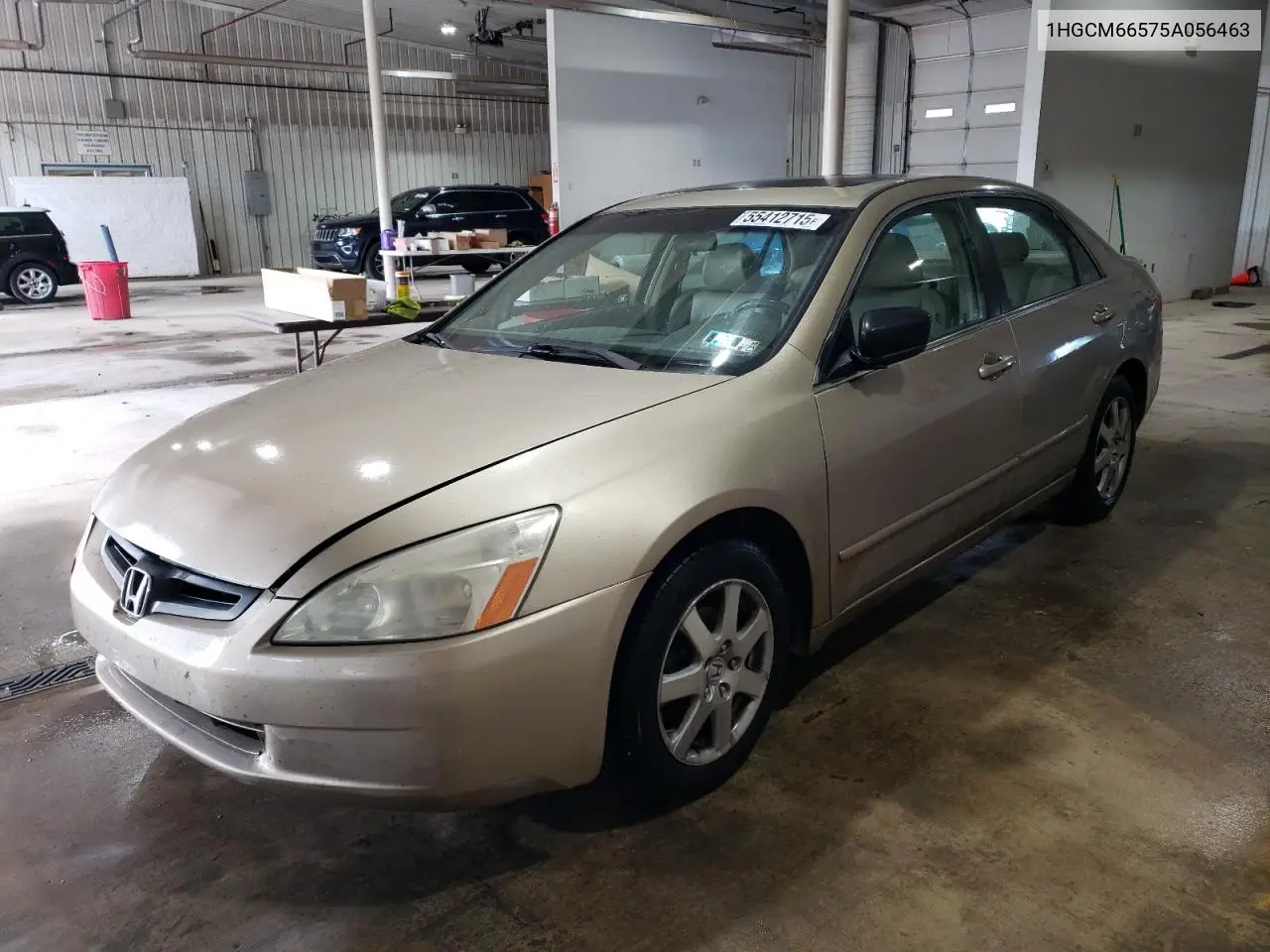 2005 Honda Accord Ex VIN: 1HGCM66575A056463 Lot: 55412715