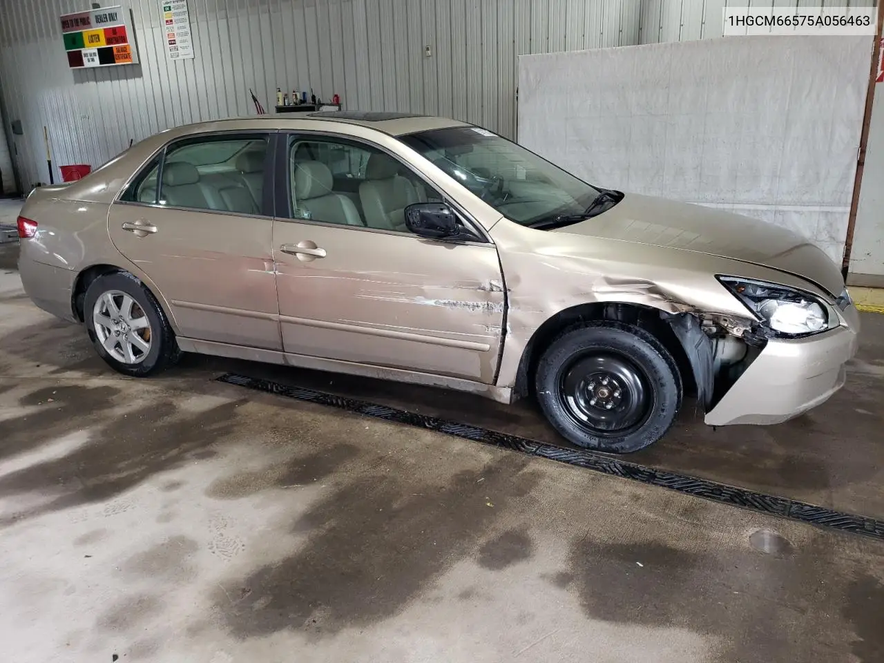 2005 Honda Accord Ex VIN: 1HGCM66575A056463 Lot: 55412715