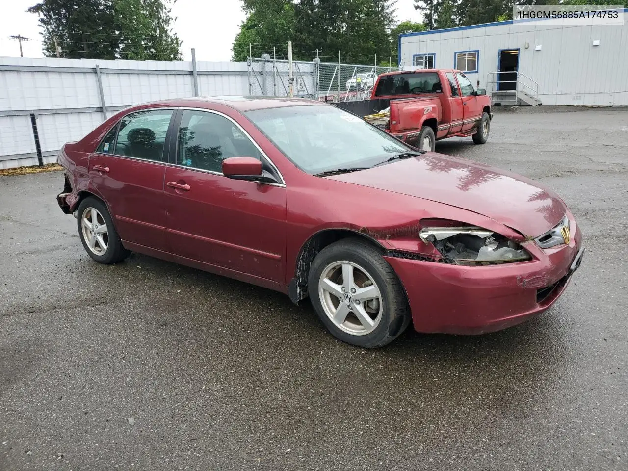 2005 Honda Accord Ex VIN: 1HGCM56885A174753 Lot: 56049635