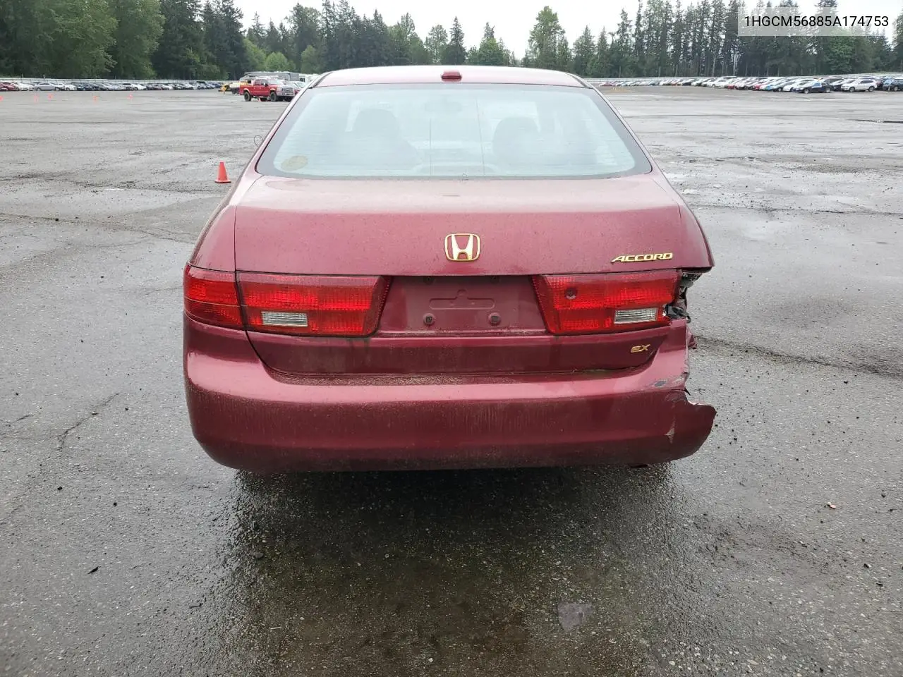 2005 Honda Accord Ex VIN: 1HGCM56885A174753 Lot: 56049635