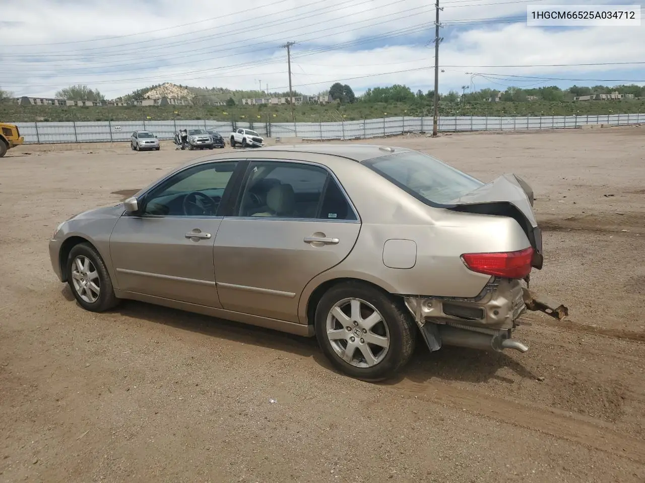 2005 Honda Accord Ex VIN: 1HGCM66525A034712 Lot: 56386985