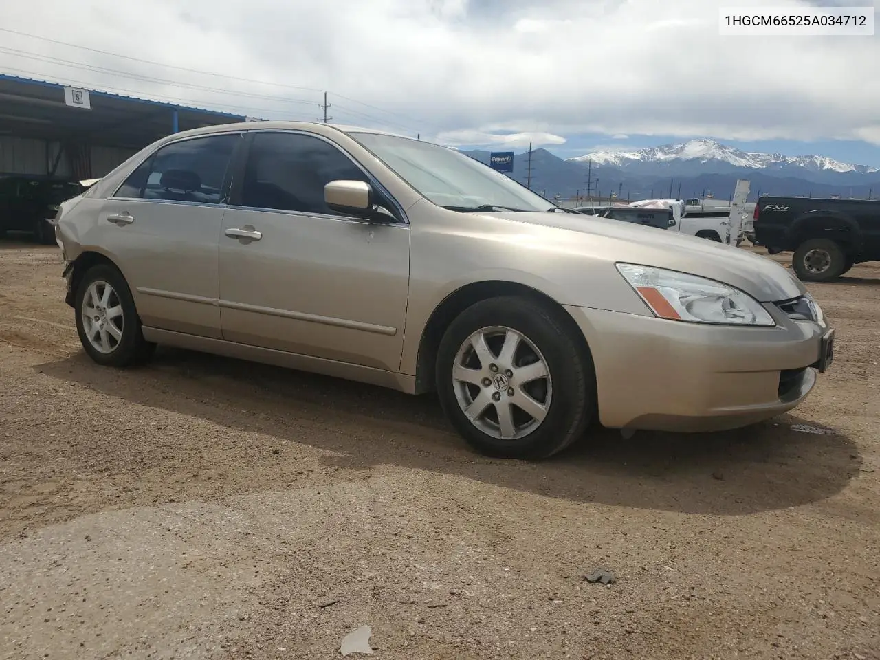 2005 Honda Accord Ex VIN: 1HGCM66525A034712 Lot: 56386985