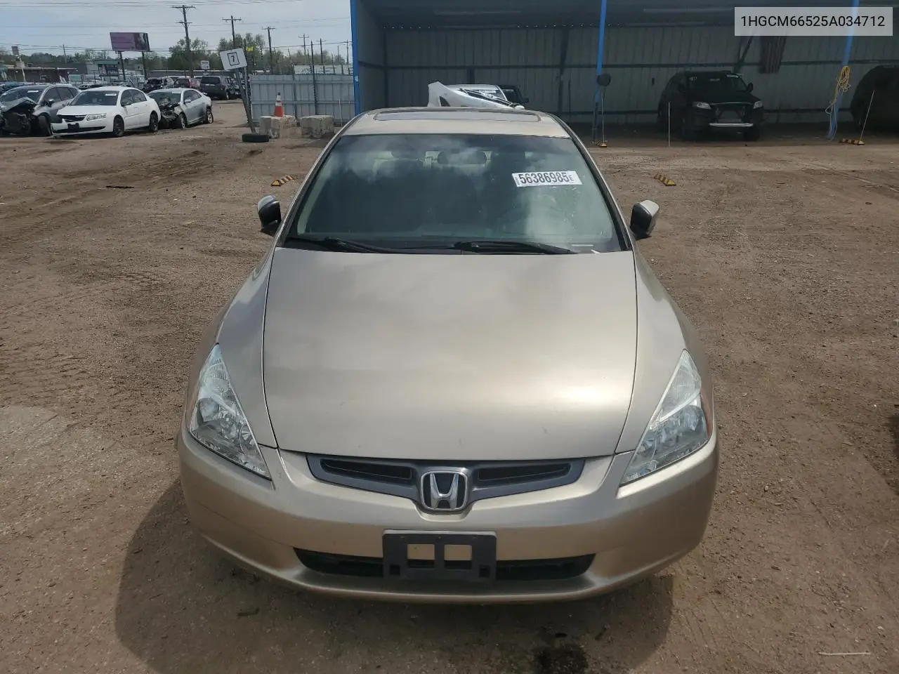 2005 Honda Accord Ex VIN: 1HGCM66525A034712 Lot: 56386985