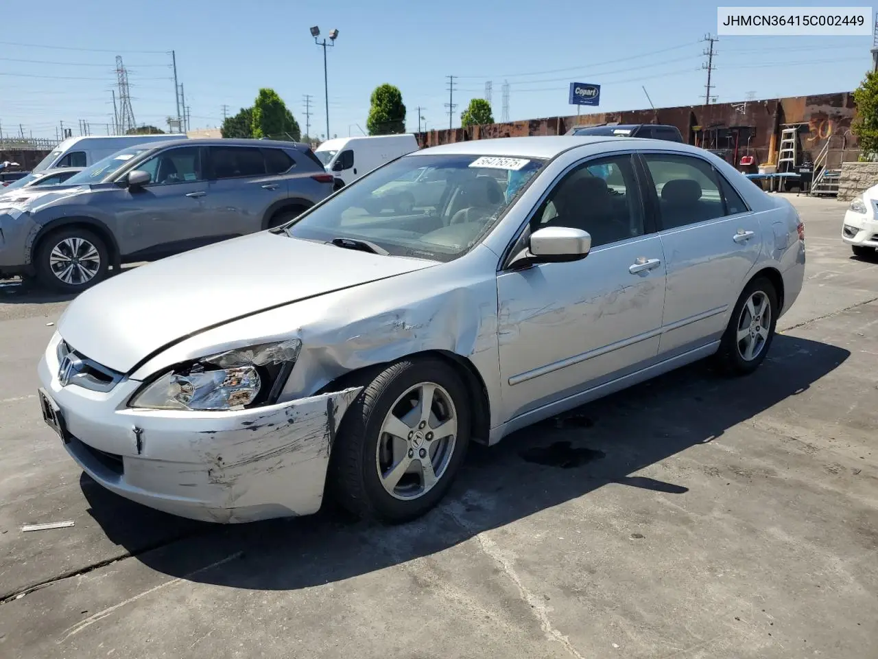 2005 Honda Accord Hybrid VIN: JHMCN36415C002449 Lot: 56476575