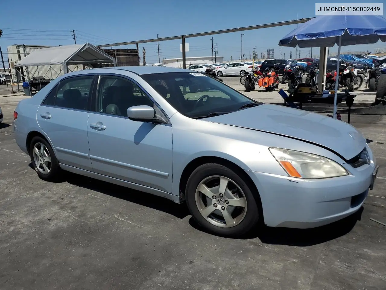 2005 Honda Accord Hybrid VIN: JHMCN36415C002449 Lot: 56476575