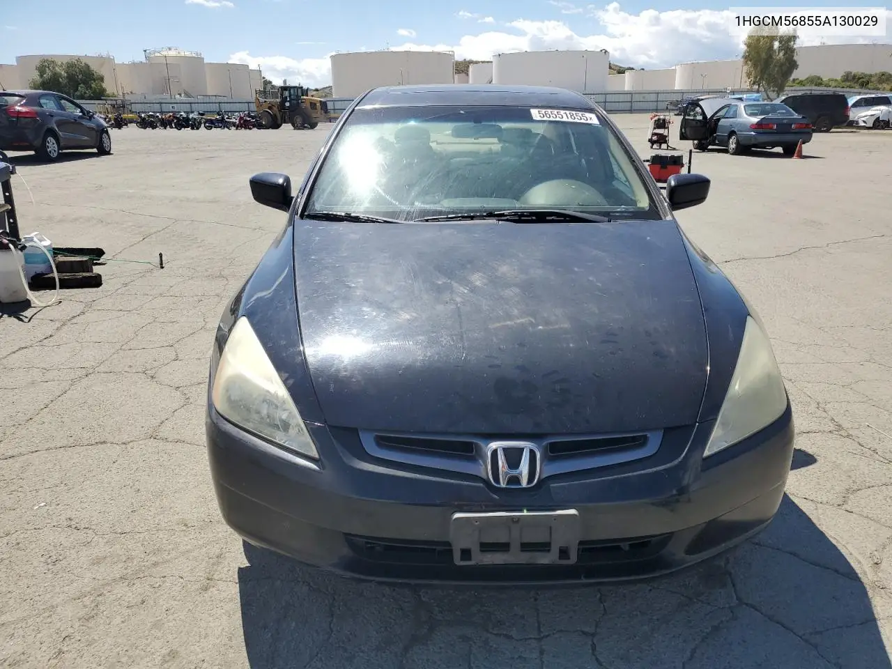 2005 Honda Accord Ex VIN: 1HGCM56855A130029 Lot: 56551855