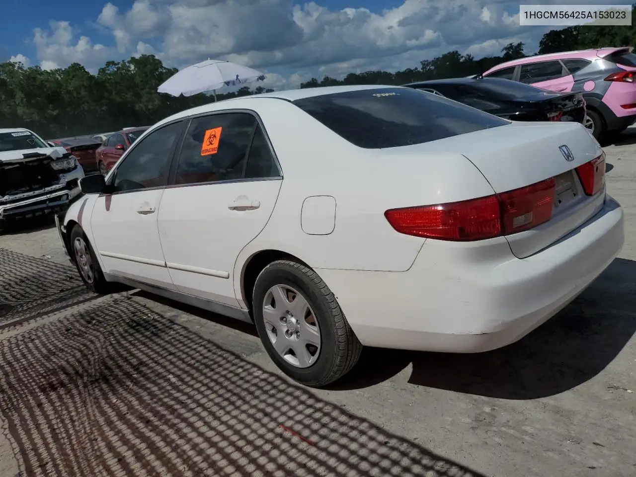 2005 Honda Accord Lx VIN: 1HGCM56425A153023 Lot: 56833435