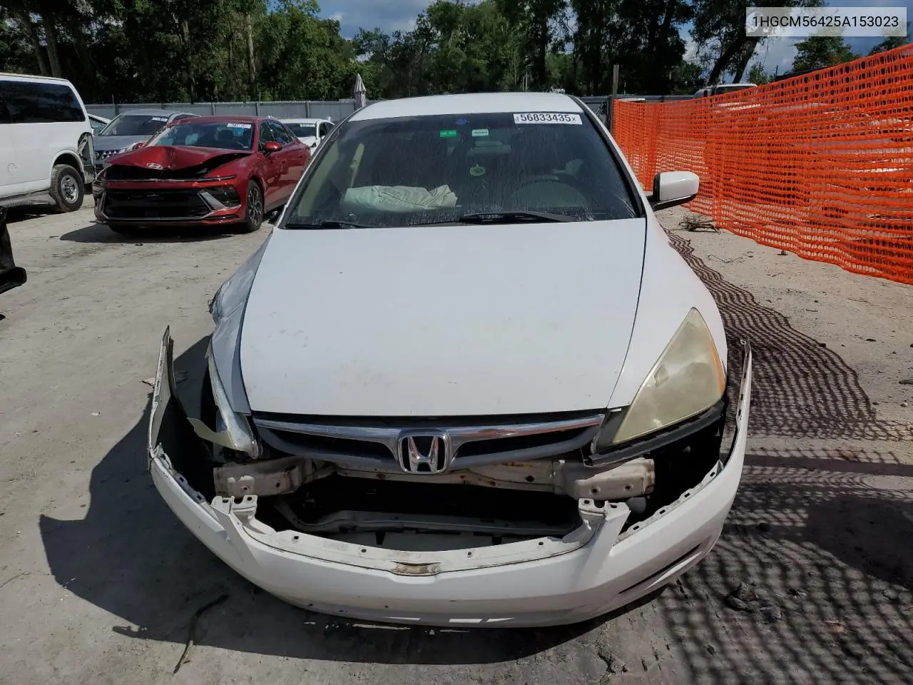 2005 Honda Accord Lx VIN: 1HGCM56425A153023 Lot: 56833435