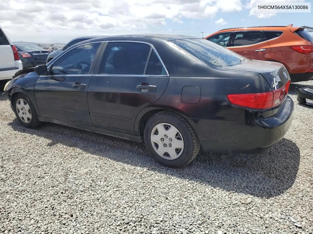 2005 Honda Accord Lx VIN: 1HGCM564X5A130086 Lot: 56872635