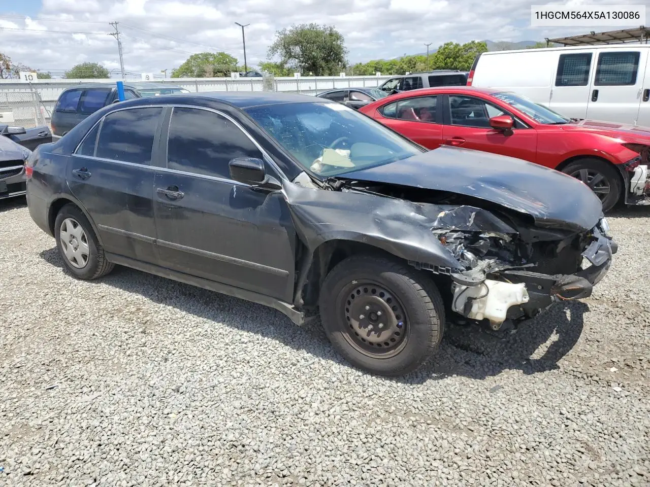 2005 Honda Accord Lx VIN: 1HGCM564X5A130086 Lot: 56872635