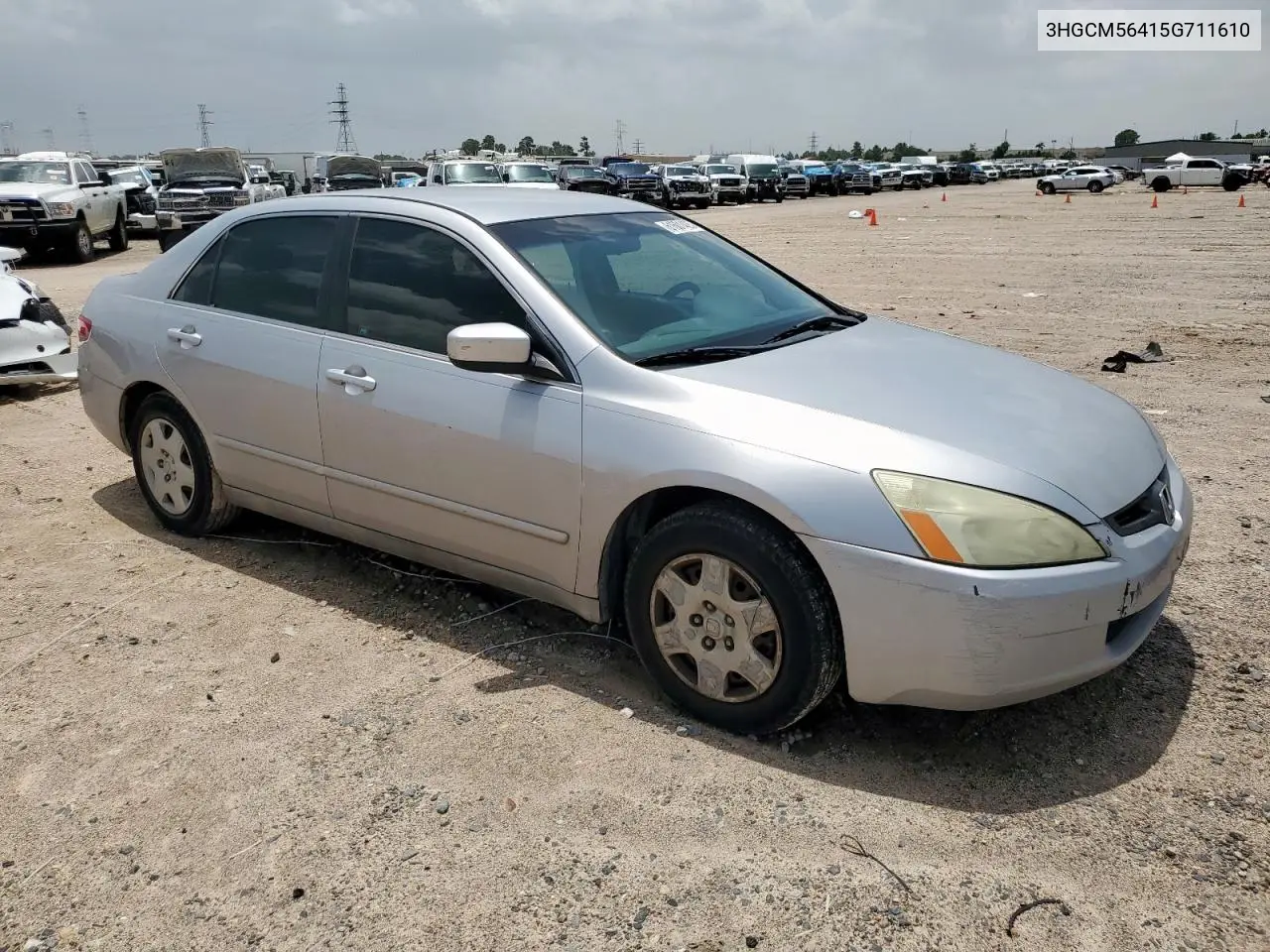 2005 Honda Accord Lx VIN: 3HGCM56415G711610 Lot: 61601425
