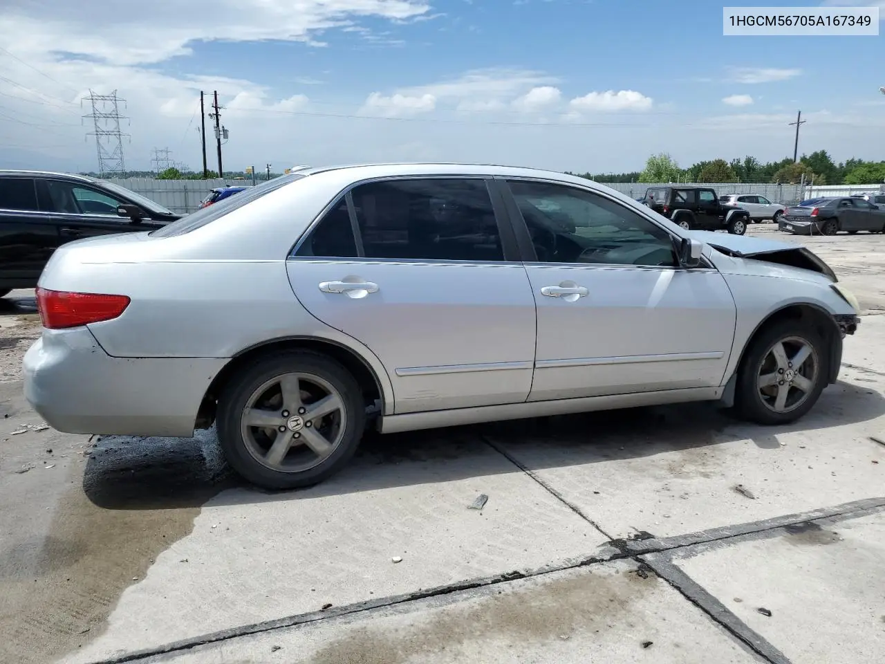 2005 Honda Accord Ex VIN: 1HGCM56705A167349 Lot: 61879365
