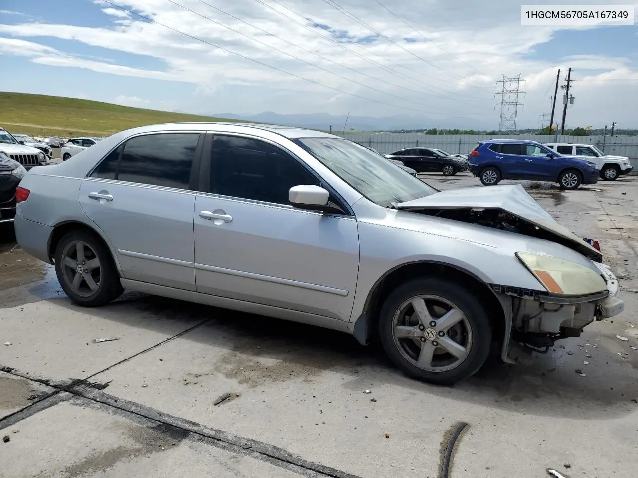 2005 Honda Accord Ex VIN: 1HGCM56705A167349 Lot: 61879365