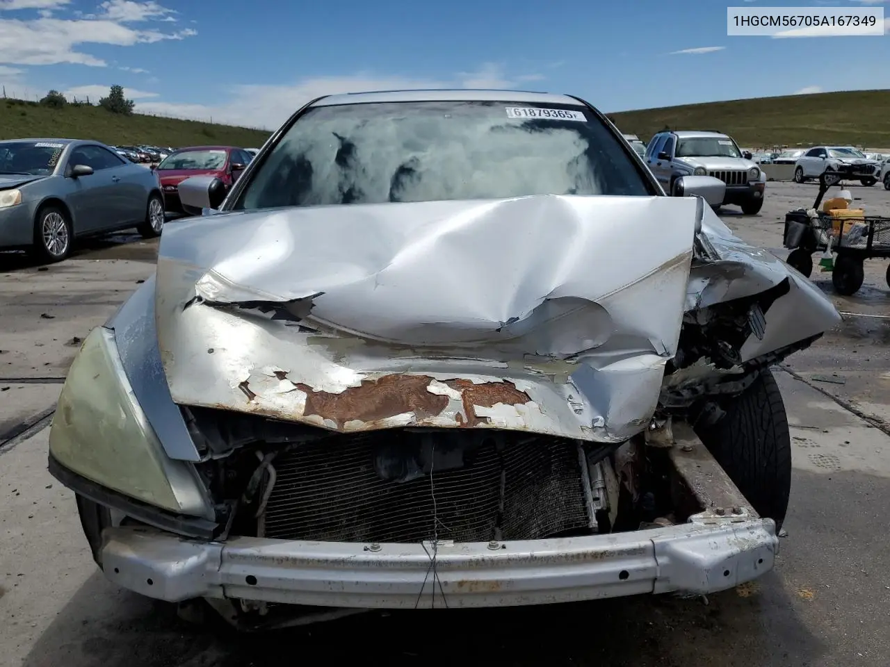 2005 Honda Accord Ex VIN: 1HGCM56705A167349 Lot: 61879365