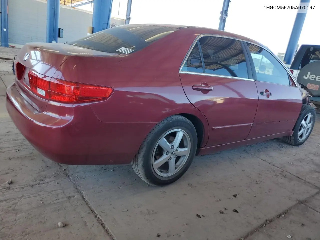 2005 Honda Accord Ex VIN: 1HGCM56705A070197 Lot: 61913705