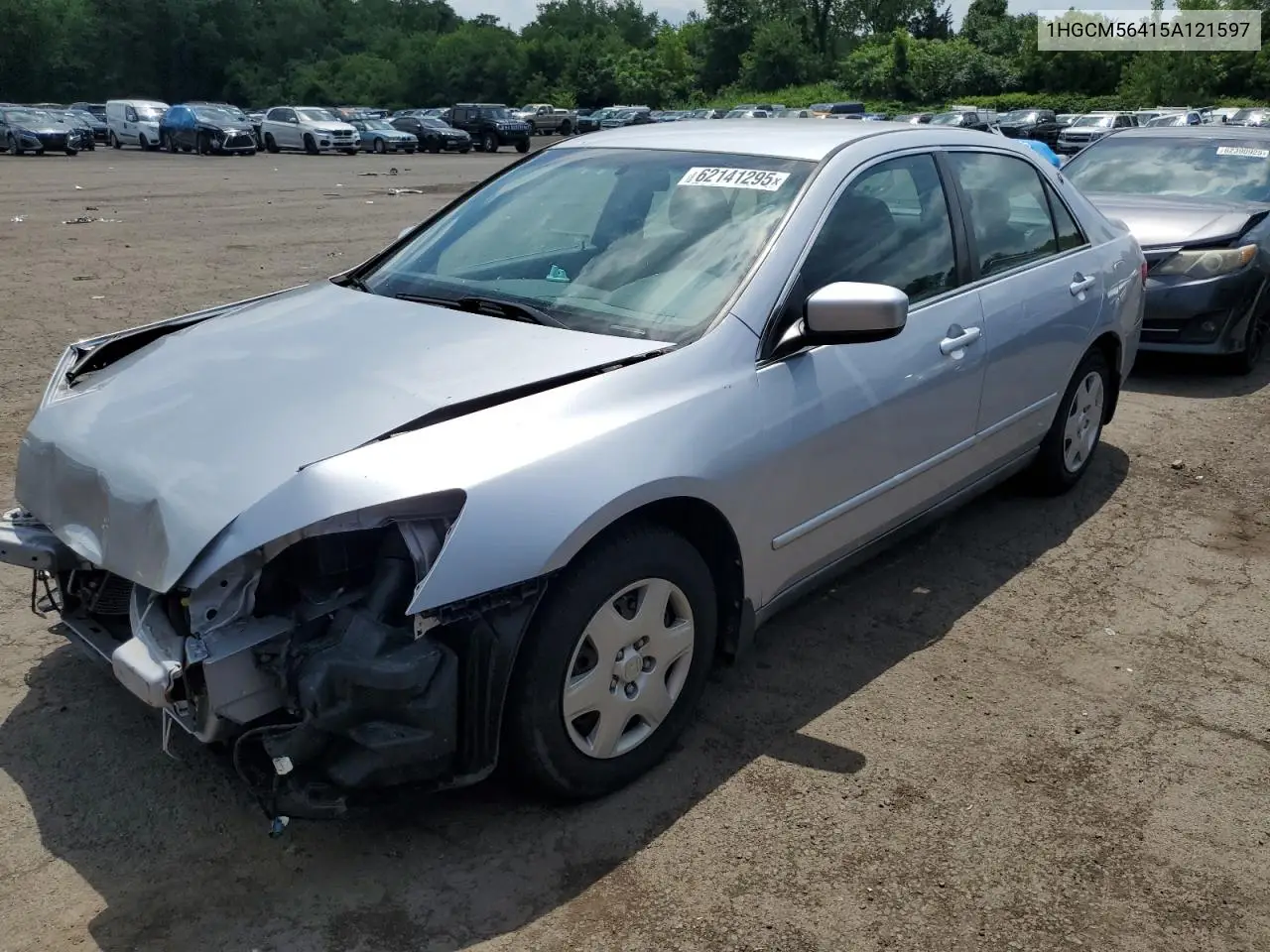 2005 Honda Accord Lx VIN: 1HGCM56415A121597 Lot: 62141295