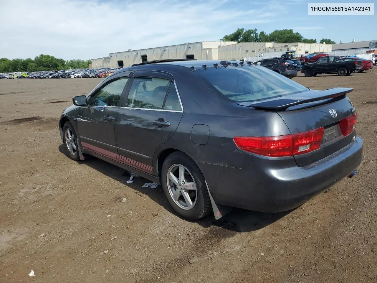 2005 Honda Accord Ex VIN: 1HGCM56815A142341 Lot: 62546735
