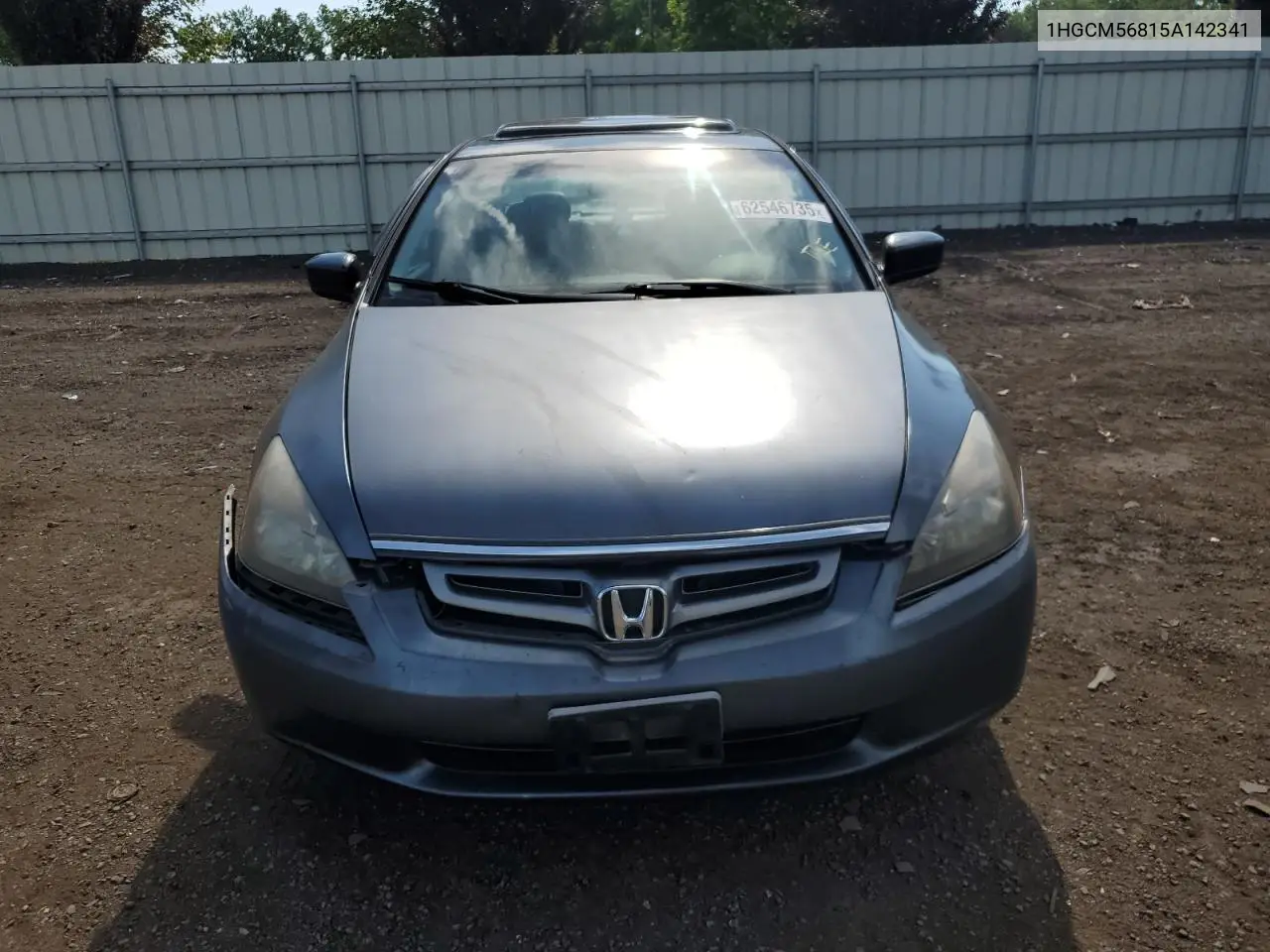 2005 Honda Accord Ex VIN: 1HGCM56815A142341 Lot: 62546735