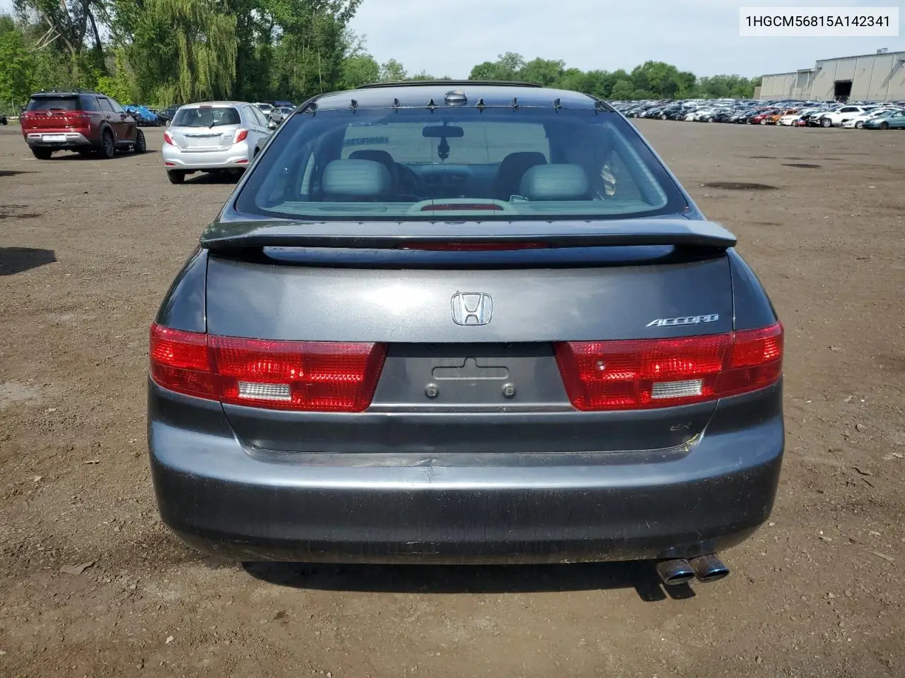 2005 Honda Accord Ex VIN: 1HGCM56815A142341 Lot: 62546735