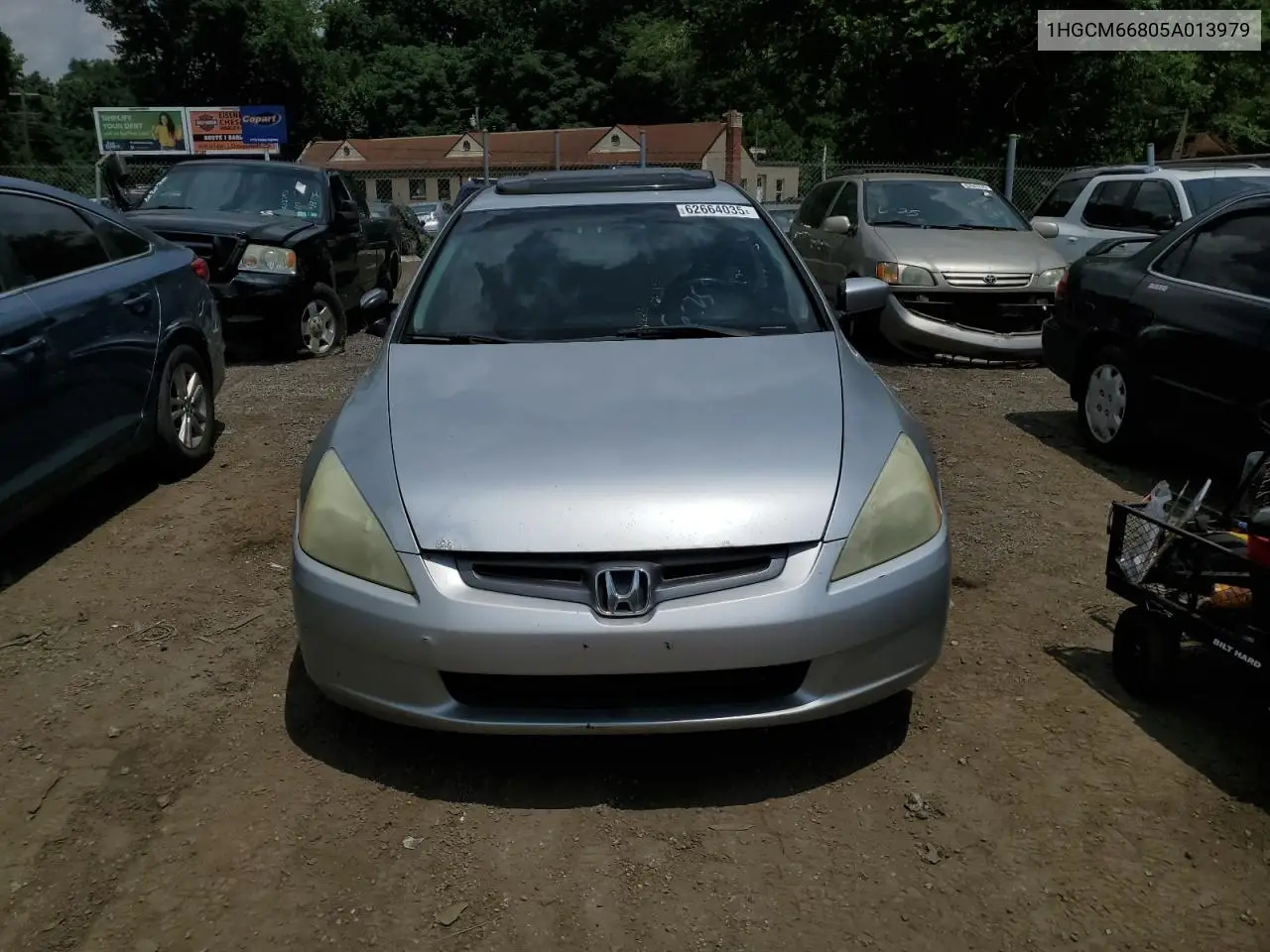 2005 Honda Accord Ex VIN: 1HGCM66805A013979 Lot: 62664035