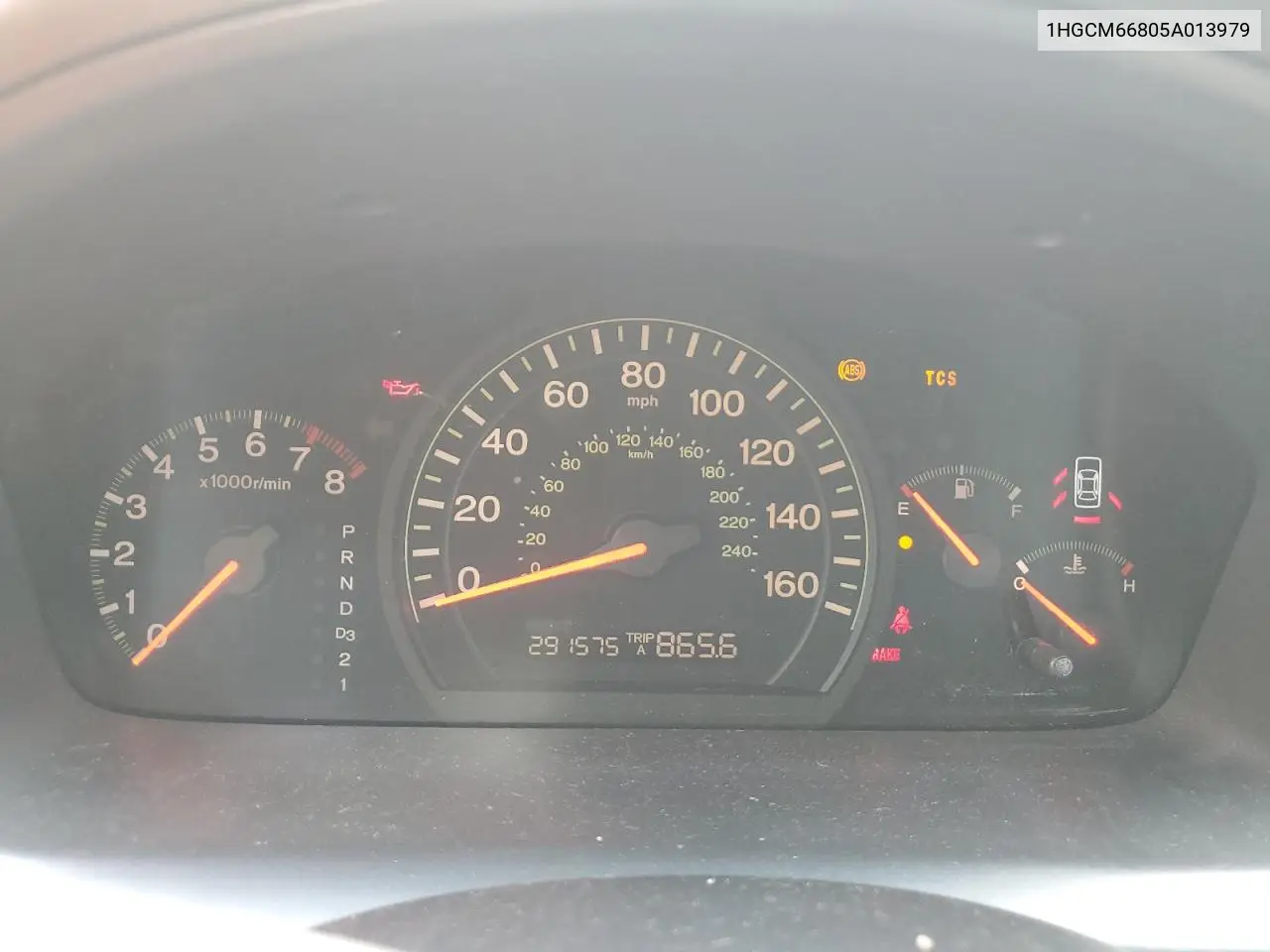 2005 Honda Accord Ex VIN: 1HGCM66805A013979 Lot: 62664035