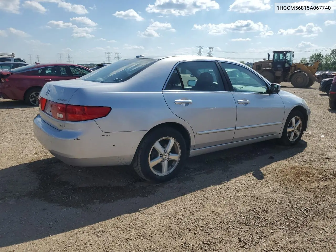 2005 Honda Accord Ex VIN: 1HGCM56815A067740 Lot: 62697565