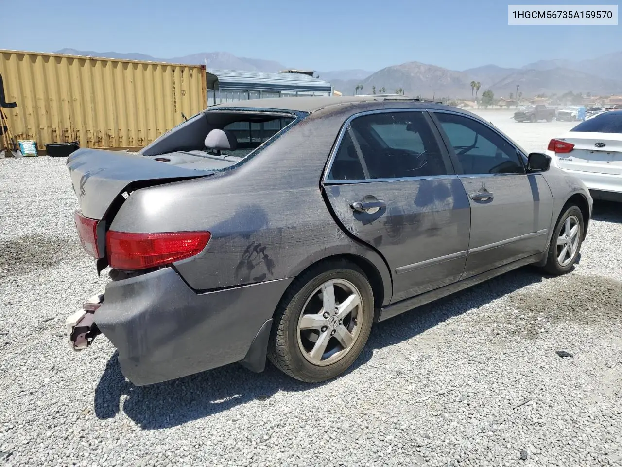 2005 Honda Accord Ex VIN: 1HGCM56735A159570 Lot: 62713315