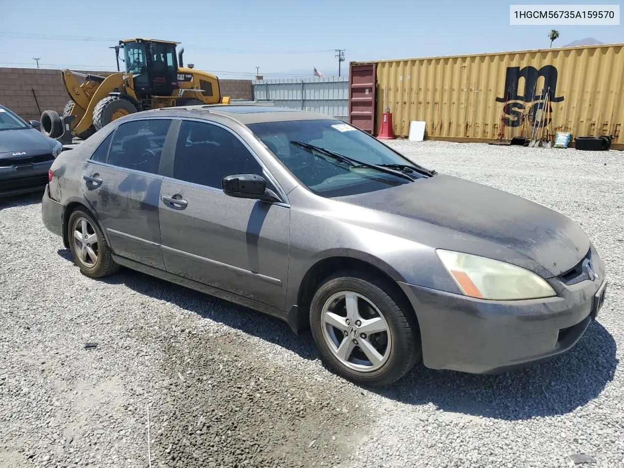 2005 Honda Accord Ex VIN: 1HGCM56735A159570 Lot: 62713315