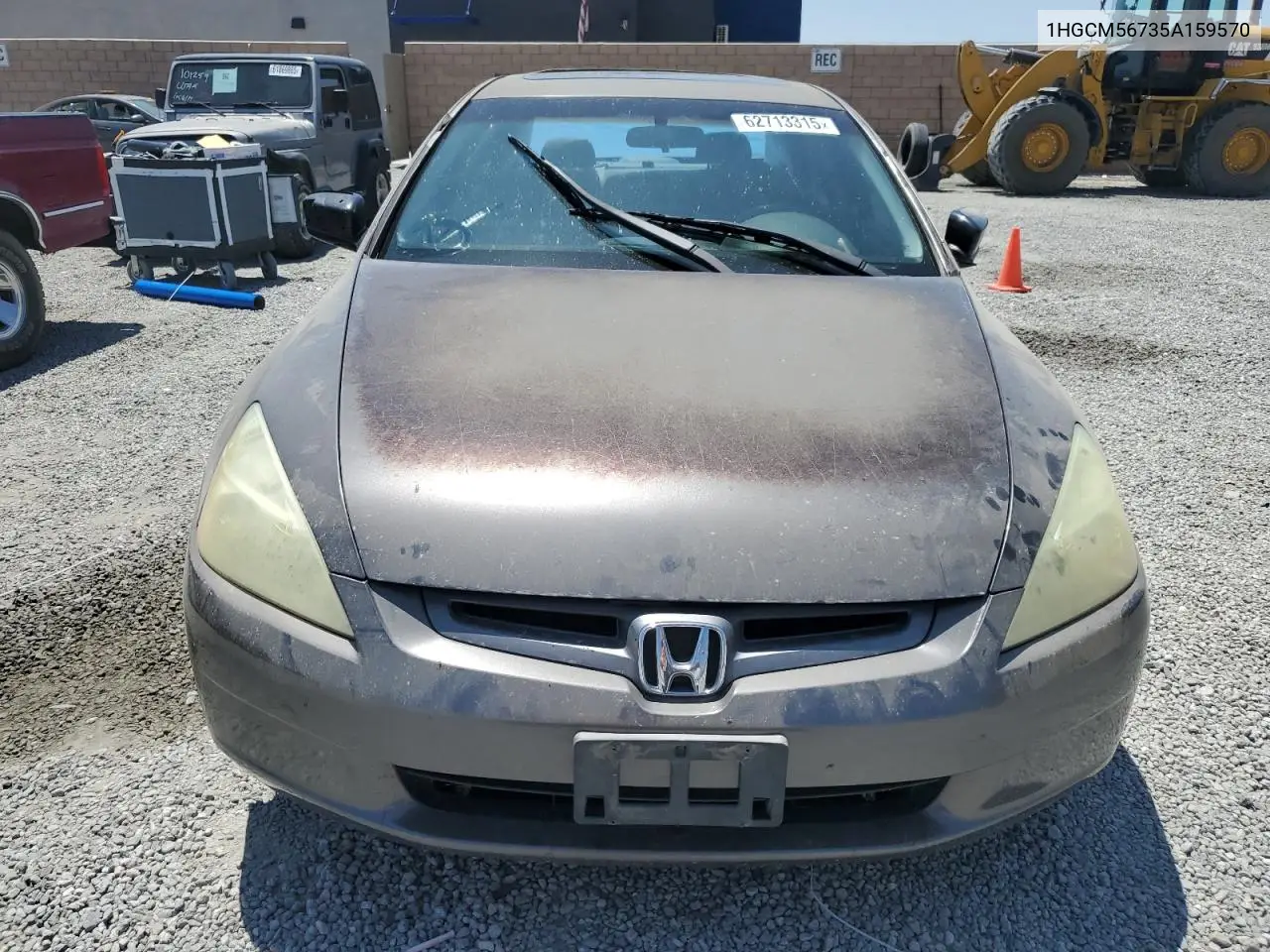 2005 Honda Accord Ex VIN: 1HGCM56735A159570 Lot: 62713315