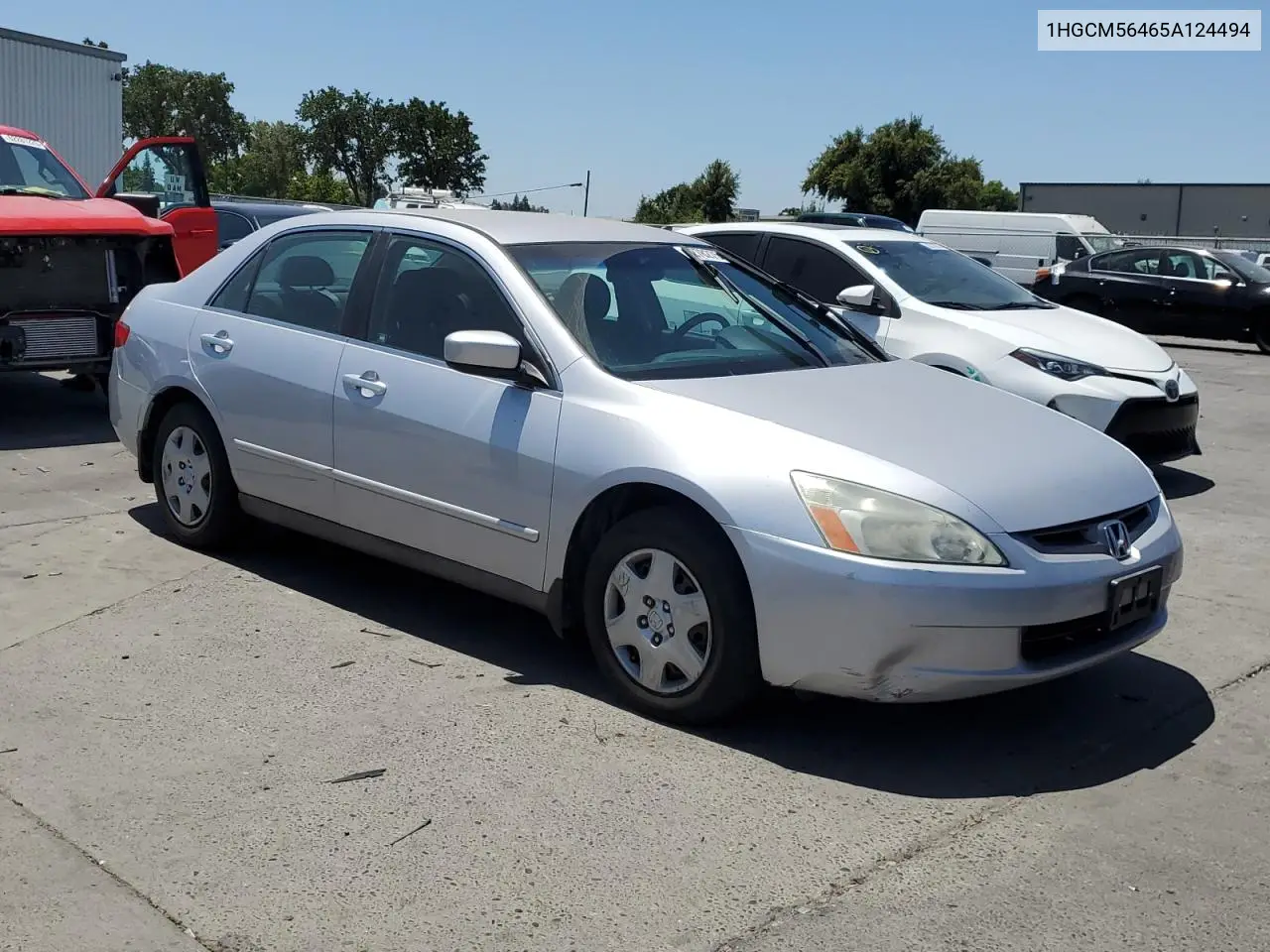 2005 Honda Accord Lx VIN: 1HGCM56465A124494 Lot: 62782755