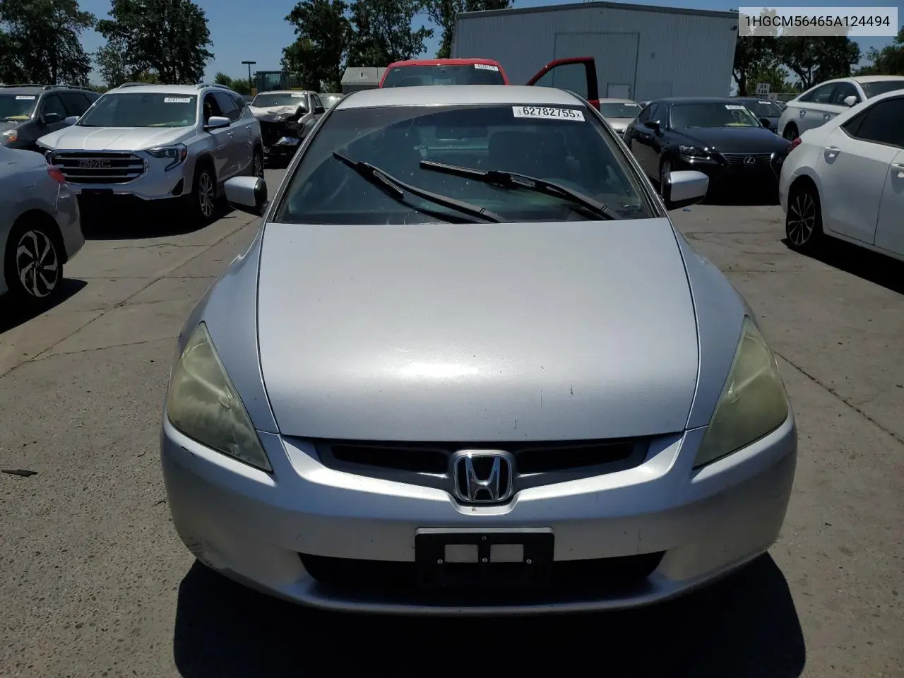 2005 Honda Accord Lx VIN: 1HGCM56465A124494 Lot: 62782755