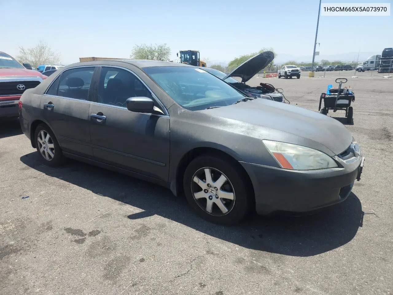 2005 Honda Accord Ex VIN: 1HGCM665X5A073970 Lot: 62789375