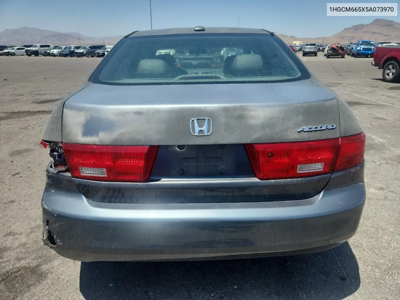 2005 Honda Accord Ex VIN: 1HGCM665X5A073970 Lot: 62789375