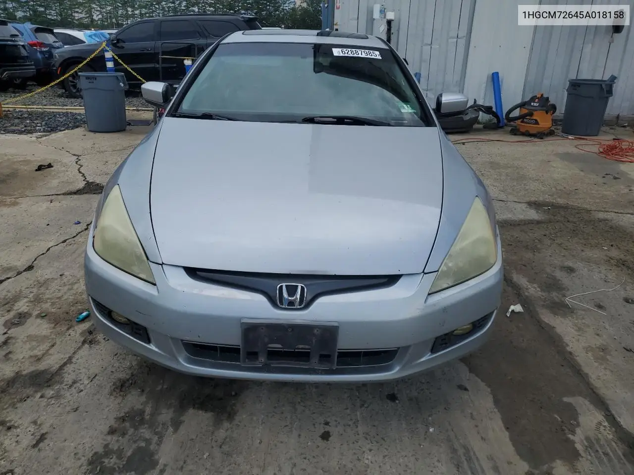 2005 Honda Accord Ex VIN: 1HGCM72645A018158 Lot: 62887985