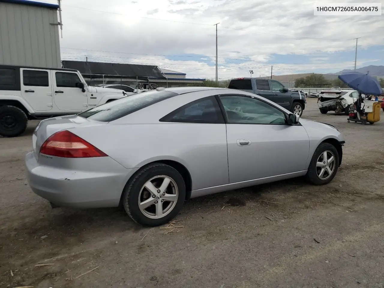 2005 Honda Accord Ex VIN: 1HGCM72605A006475 Lot: 63338205