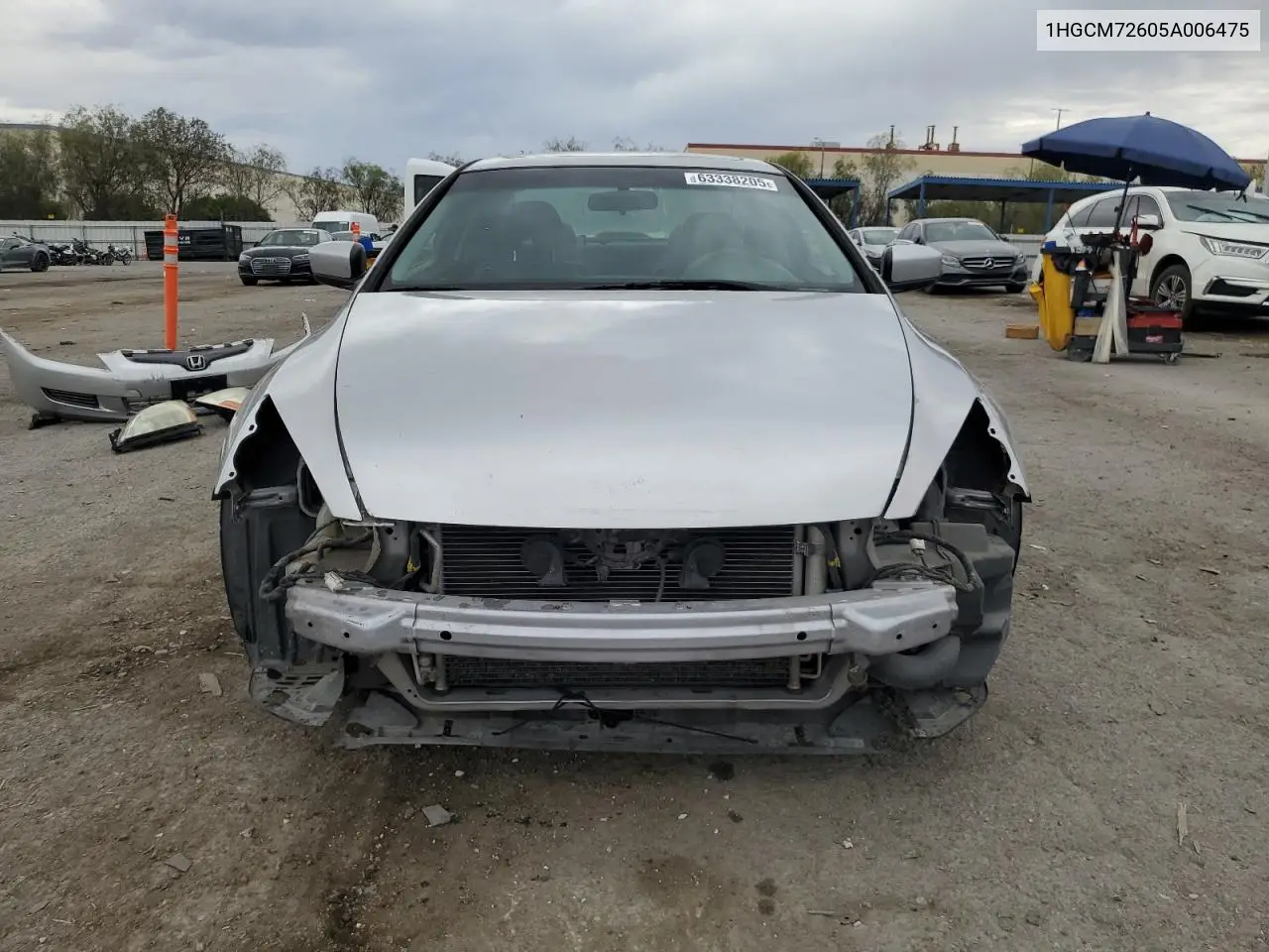 2005 Honda Accord Ex VIN: 1HGCM72605A006475 Lot: 63338205
