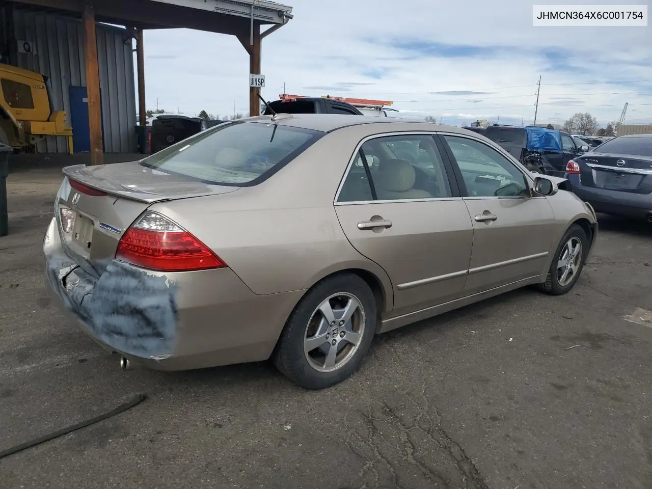 2006 Honda Accord Hybrid VIN: JHMCN364X6C001754 Lot: 46851085