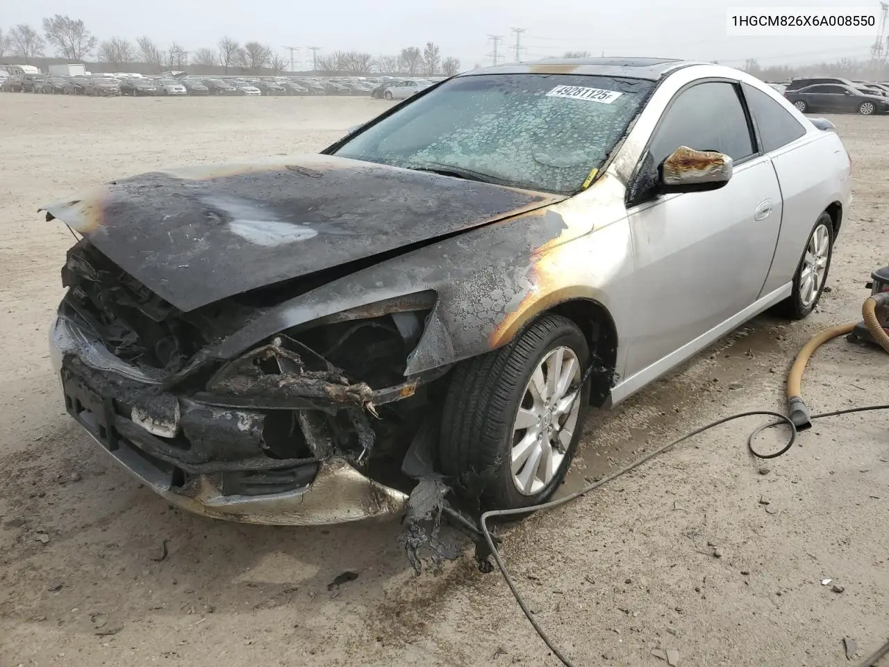 2006 Honda Accord Ex VIN: 1HGCM826X6A008550 Lot: 49281125