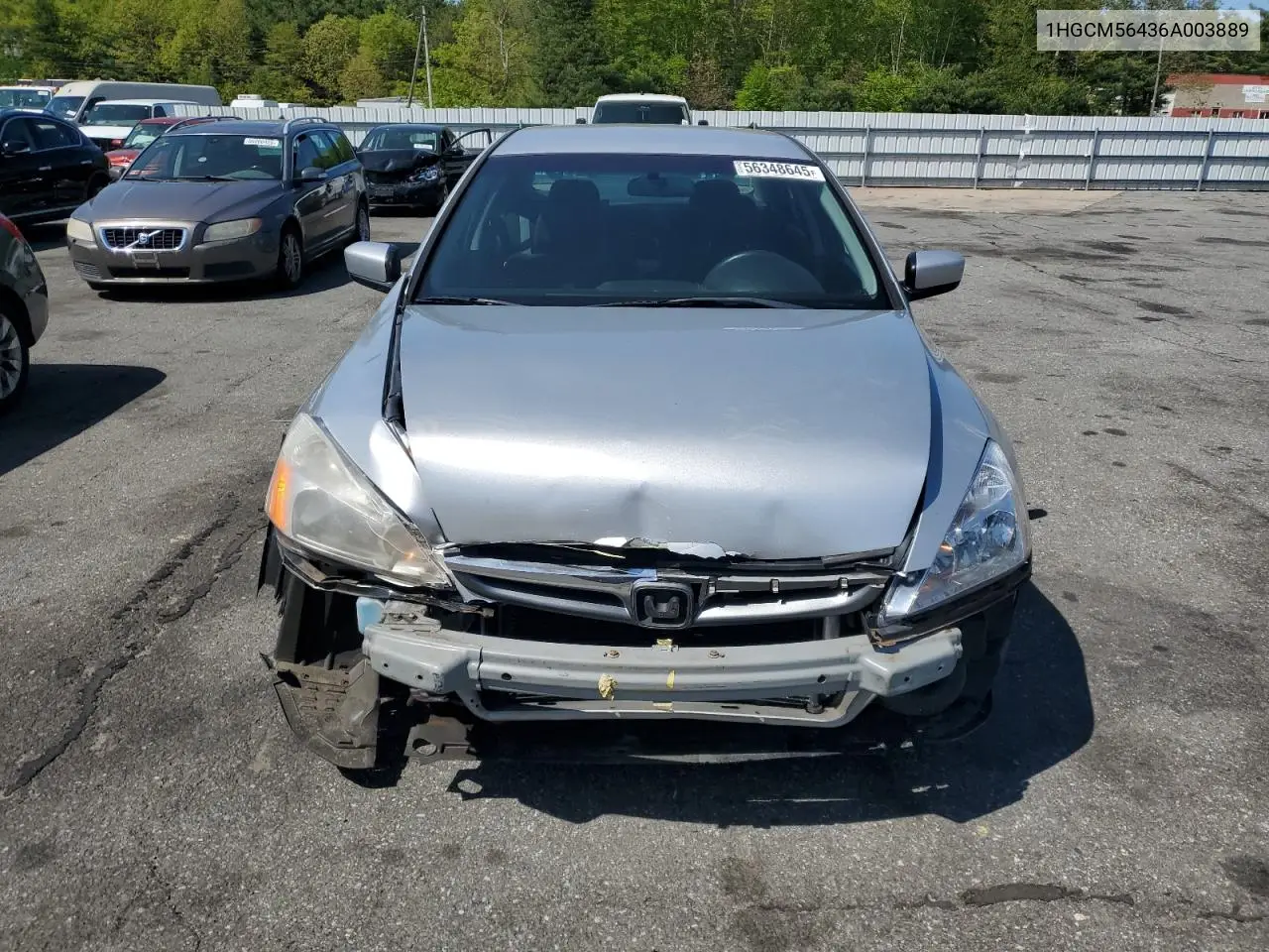 2006 Honda Accord Lx VIN: 1HGCM56436A003889 Lot: 56348645