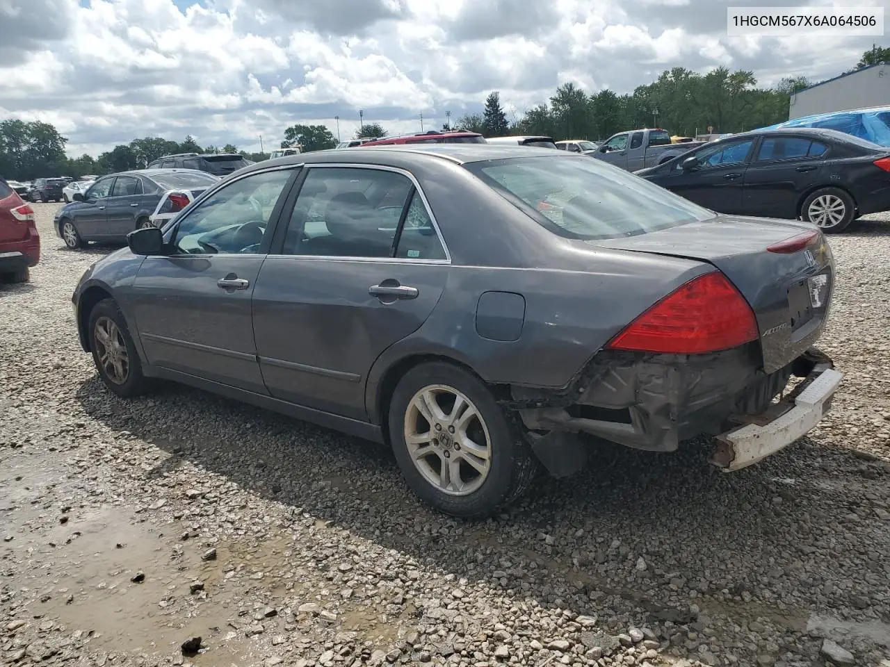 2006 Honda Accord Ex VIN: 1HGCM567X6A064506 Lot: 56668125