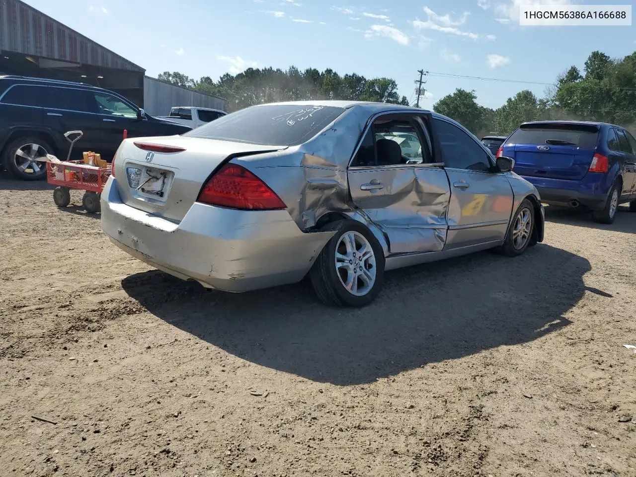 2006 Honda Accord Se VIN: 1HGCM56386A166688 Lot: 56755415