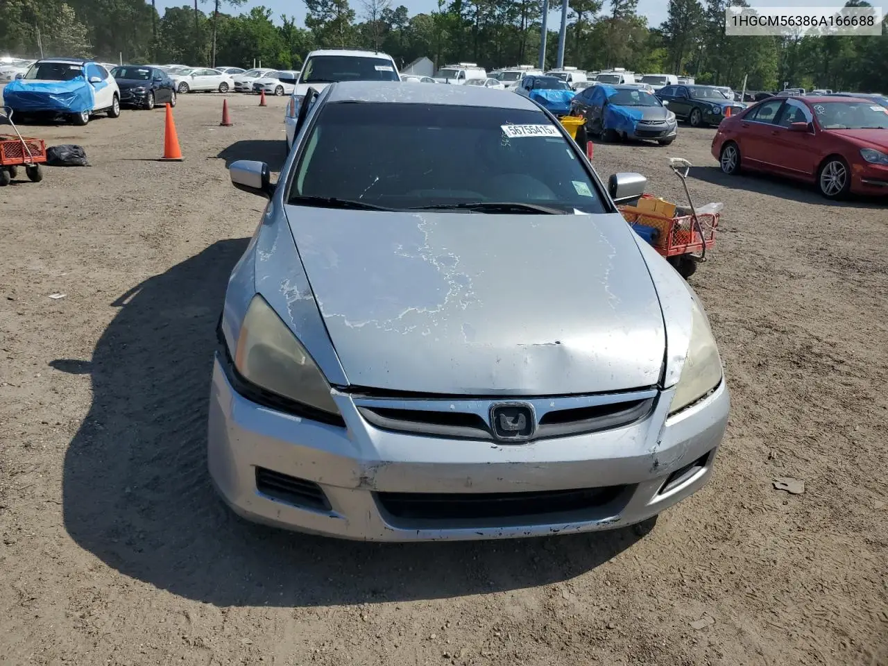 2006 Honda Accord Se VIN: 1HGCM56386A166688 Lot: 56755415