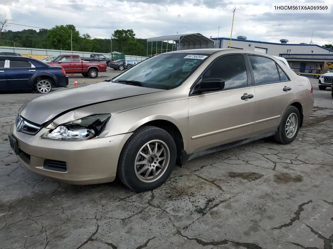 2006 Honda Accord Value VIN: 1HGCM561X6A069569 Lot: 56756095