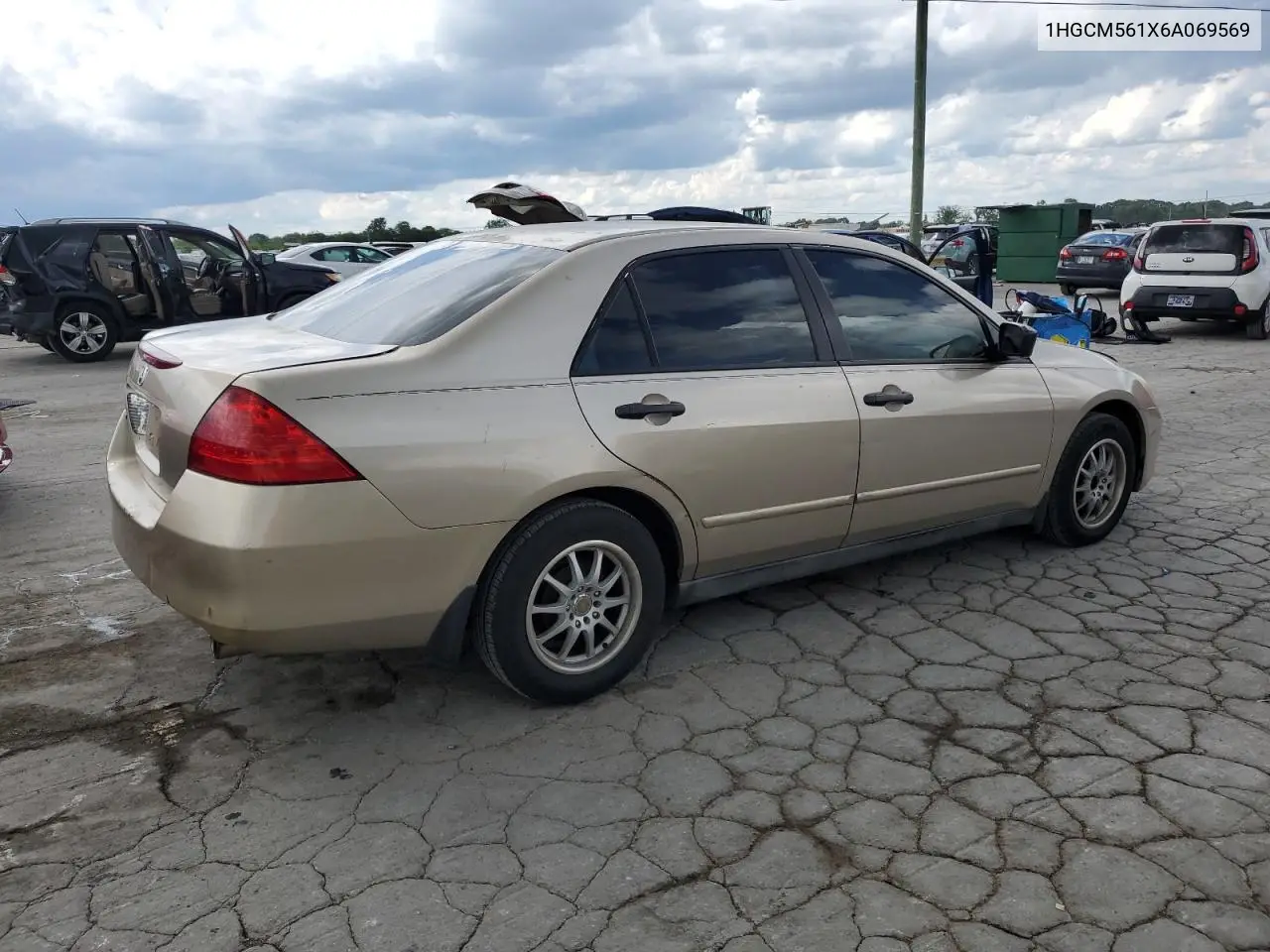 2006 Honda Accord Value VIN: 1HGCM561X6A069569 Lot: 56756095